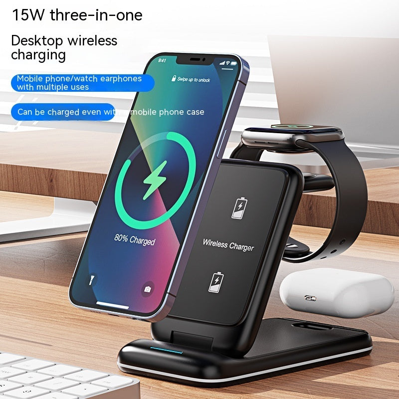 3-in-1 Foldable Wireless Charger - Augustus Mercantile